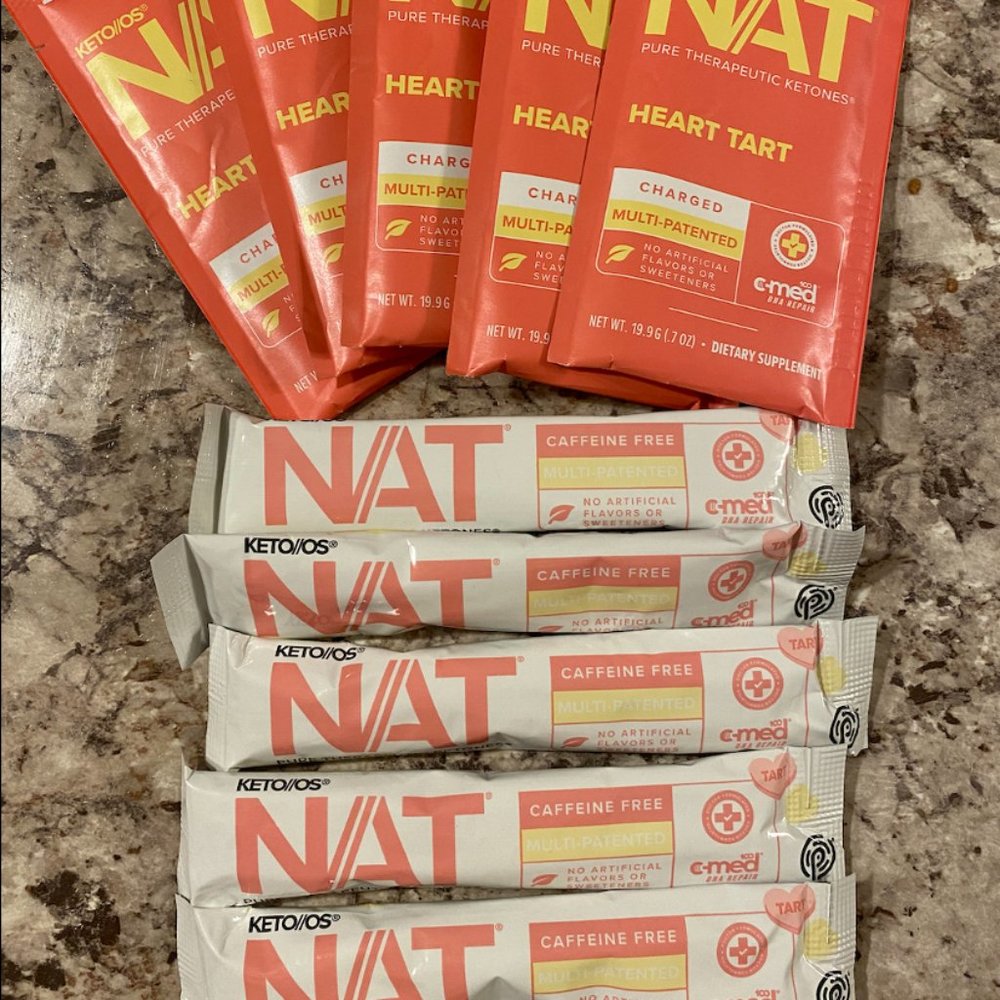 Pruvit KETO//OS NAT Heart Tart 10 Packets
